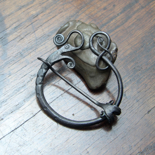 Iron Dragon Pennanular brooch
