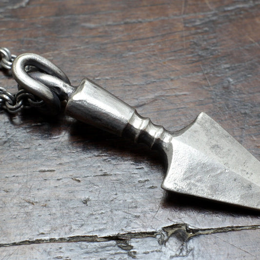 Forged Silver Arrow Necklace, a Viking age arrow pendant necklace