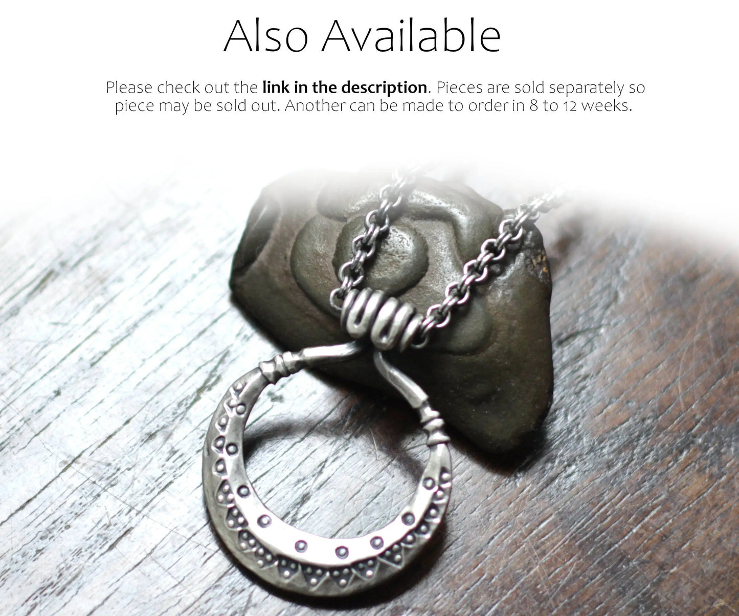 Wrought Silver Moon Earrings, a hand forged solid sterling silver, 925, crescent moon earrings on handmade hooked earwires