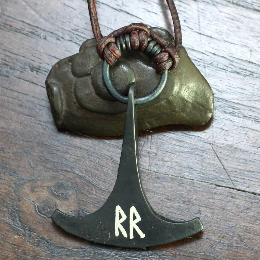 Iron Ukonvasara Pendant Taitaya Forge