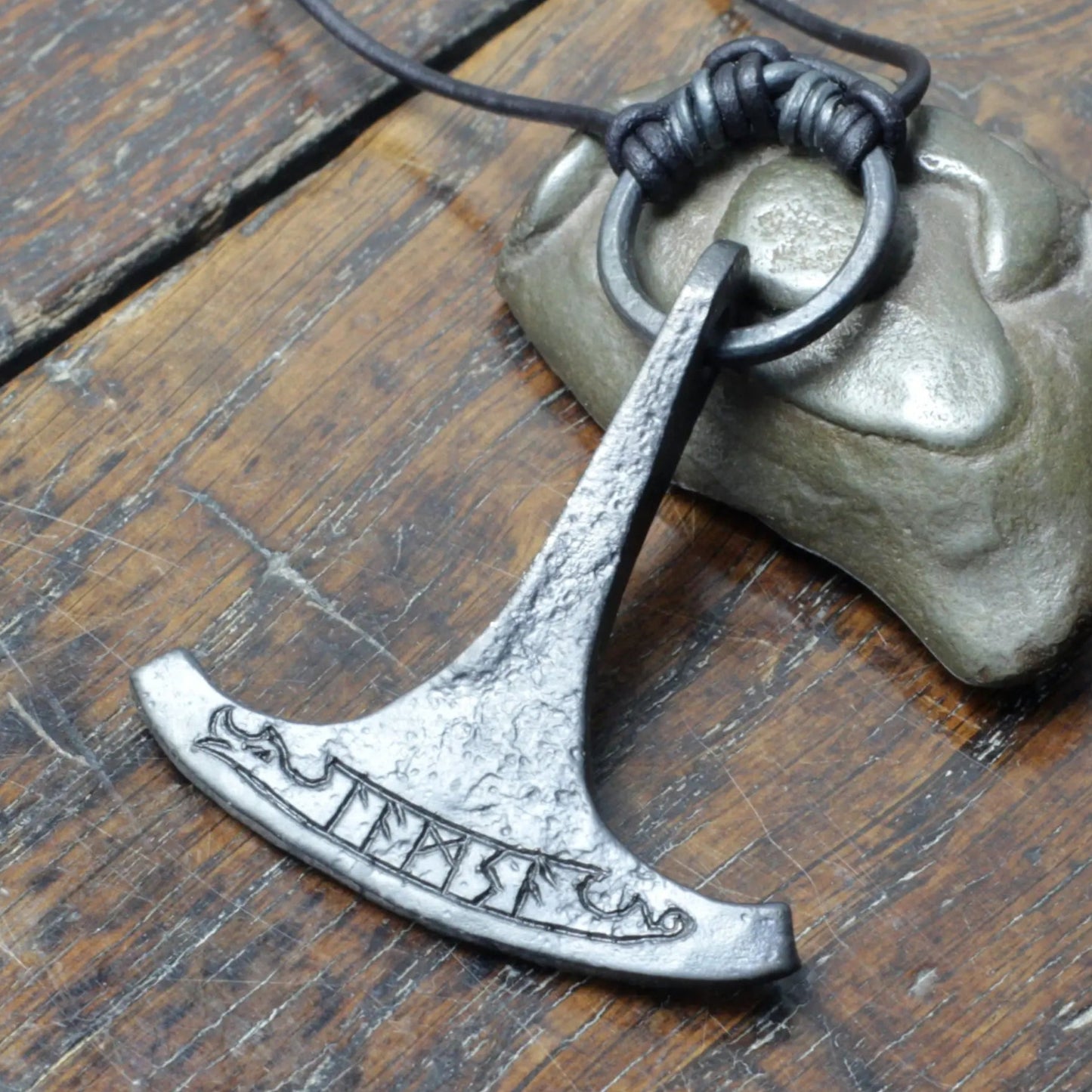 Iron Ukonvasara Pendant Taitaya Forge