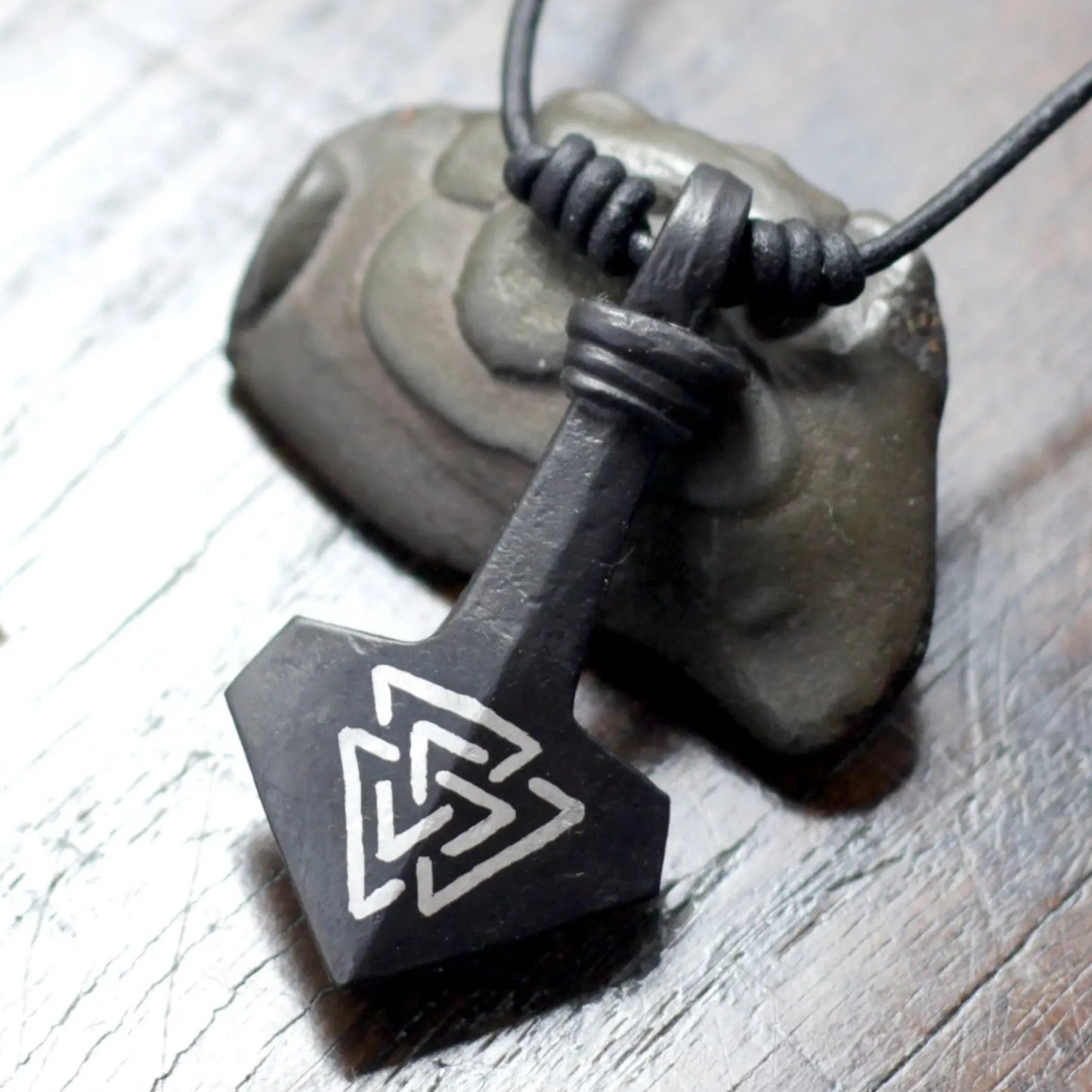 Large Thor's hammer Pendant Taitaya Forge