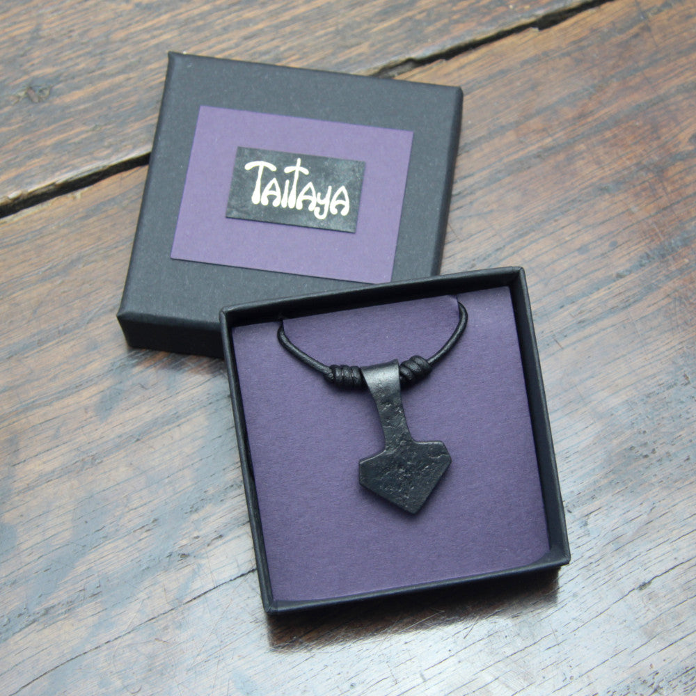 Small Simple Thor's Hammer Pendant