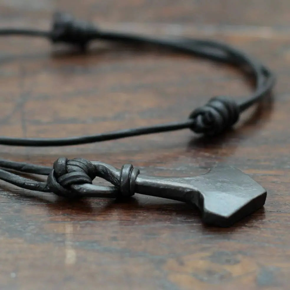 Small Iron Mjolnir pendant