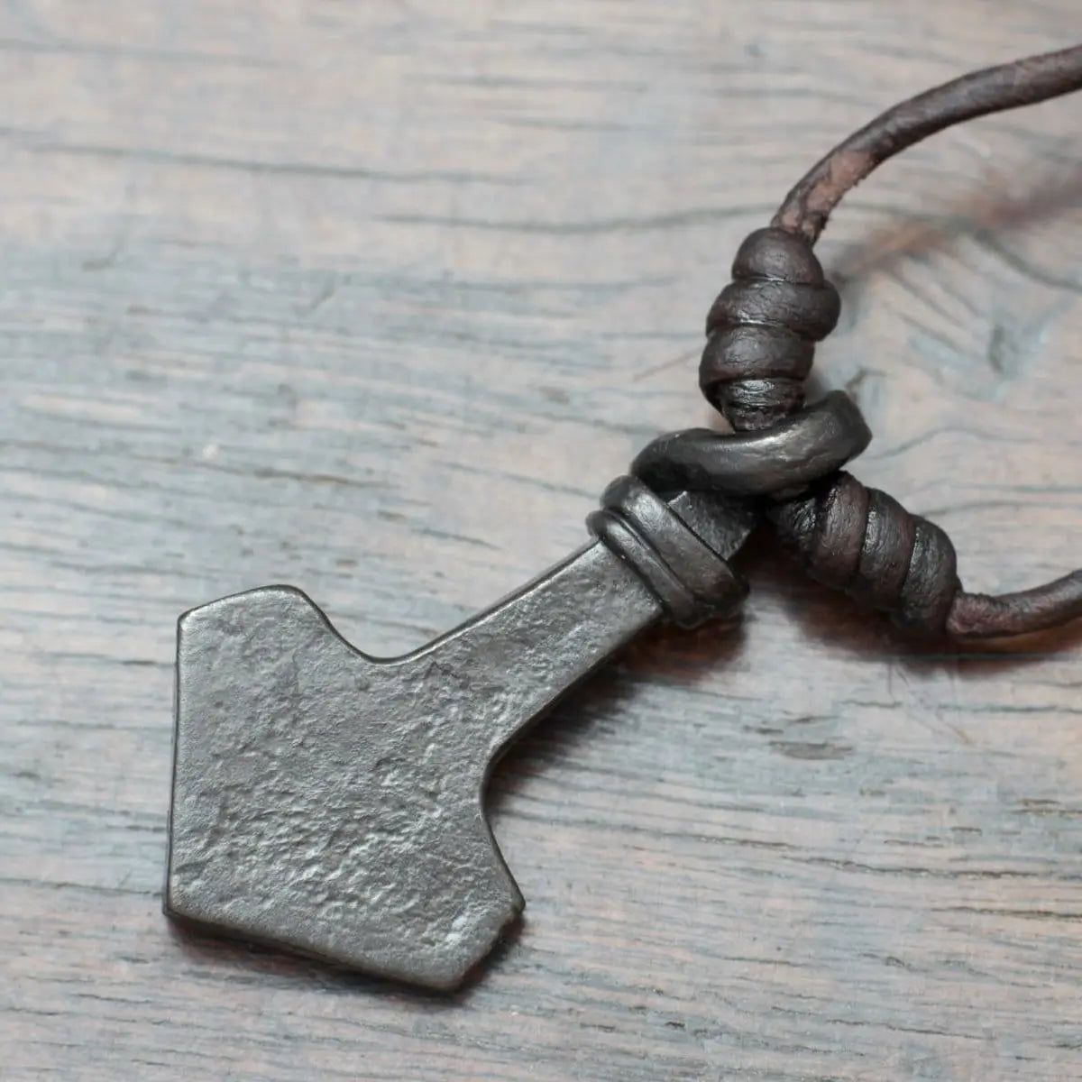 Small Modern Thor's Hammer Pendant