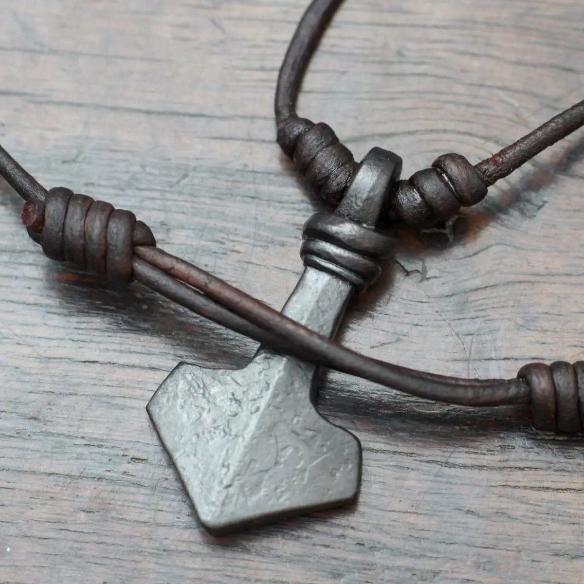 Small Modern Thor's Hammer Pendant