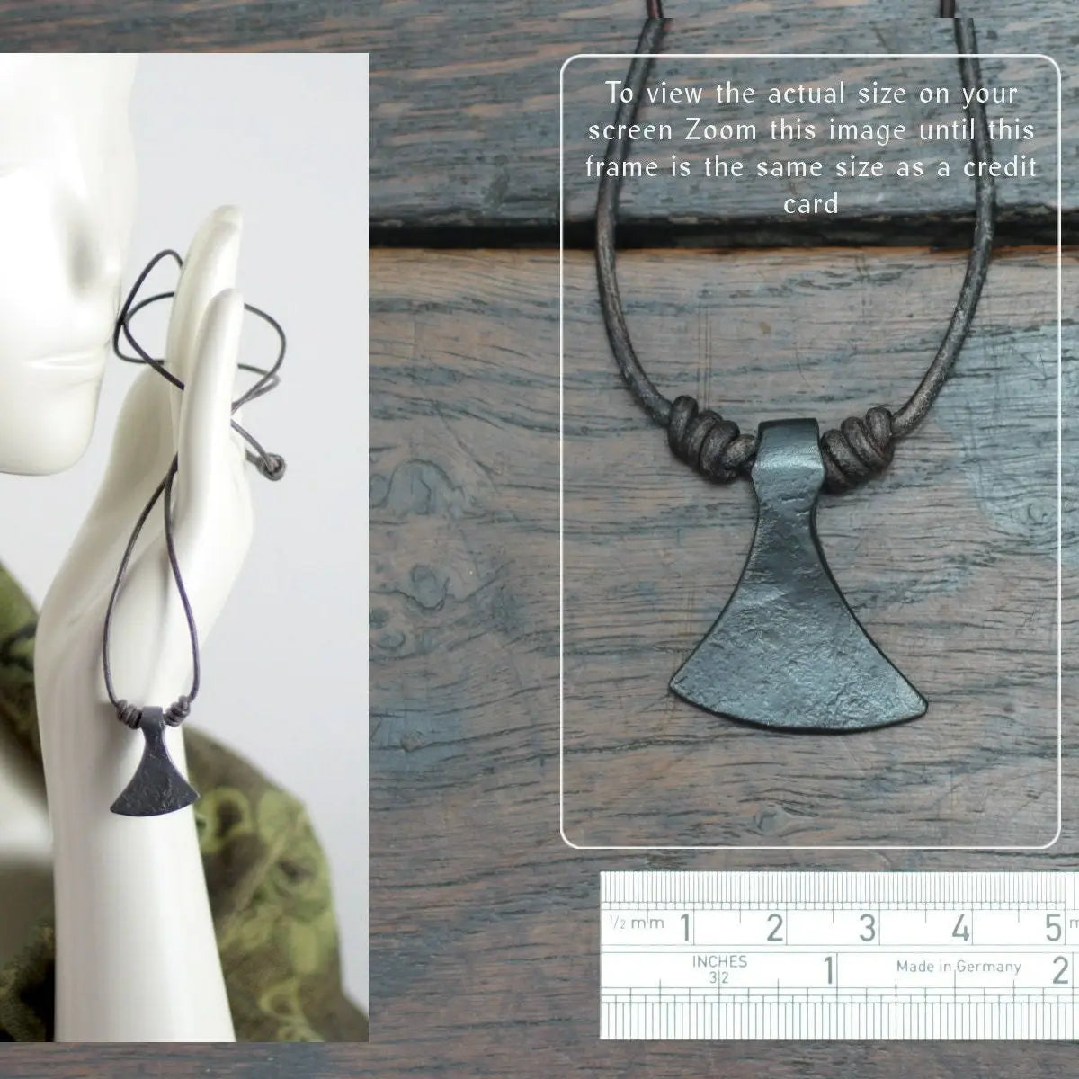 Viking Axe Head Pendant