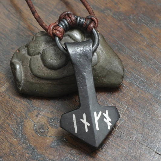 Viking Thors Hammer Pendant Taitaya Forge