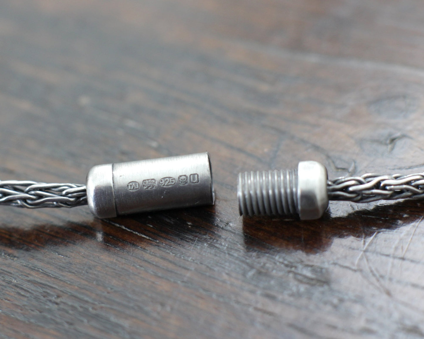 Silver Yggdrasil Tree Necklace by Taitaya Forge, Design by Marleena Barran -clasp detail