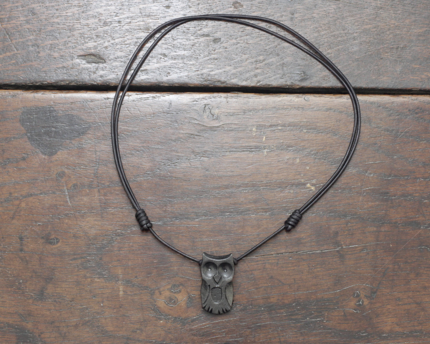 Iron Owl Pendant necklace