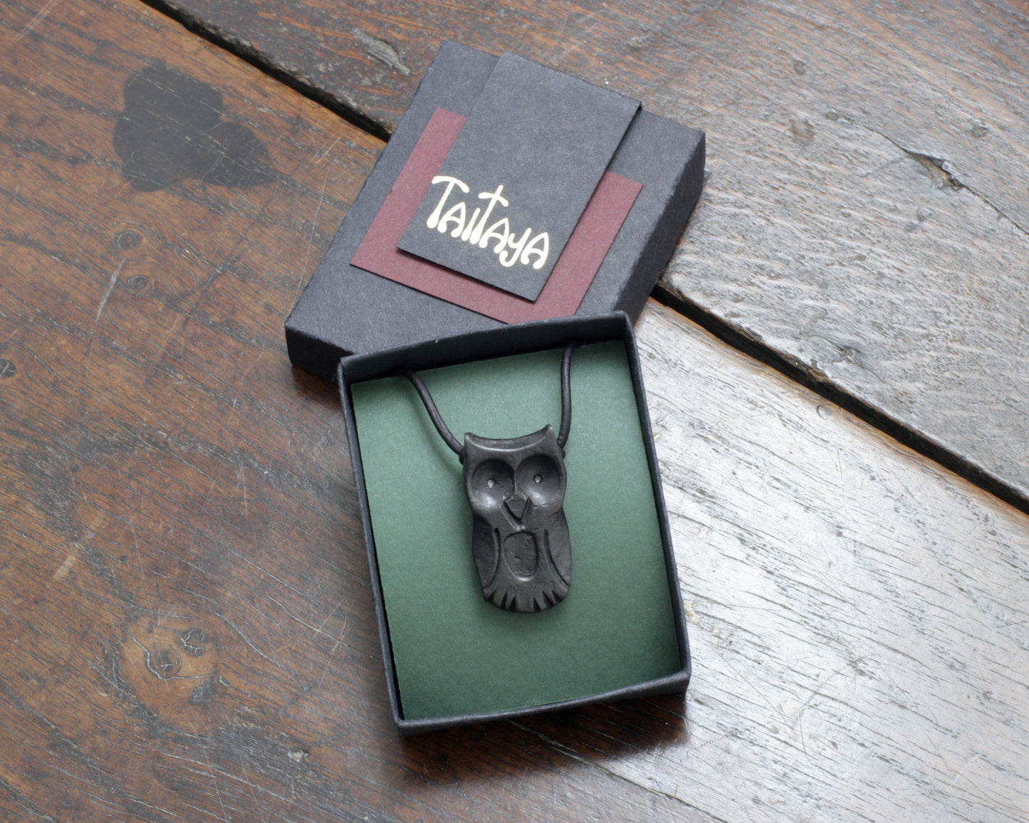 Iron Owl Pendant necklace