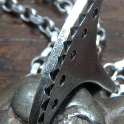 Forged Silver Ukonvasara Pendant