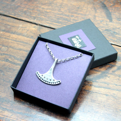 Forged Silver Ukonvasara Pendant