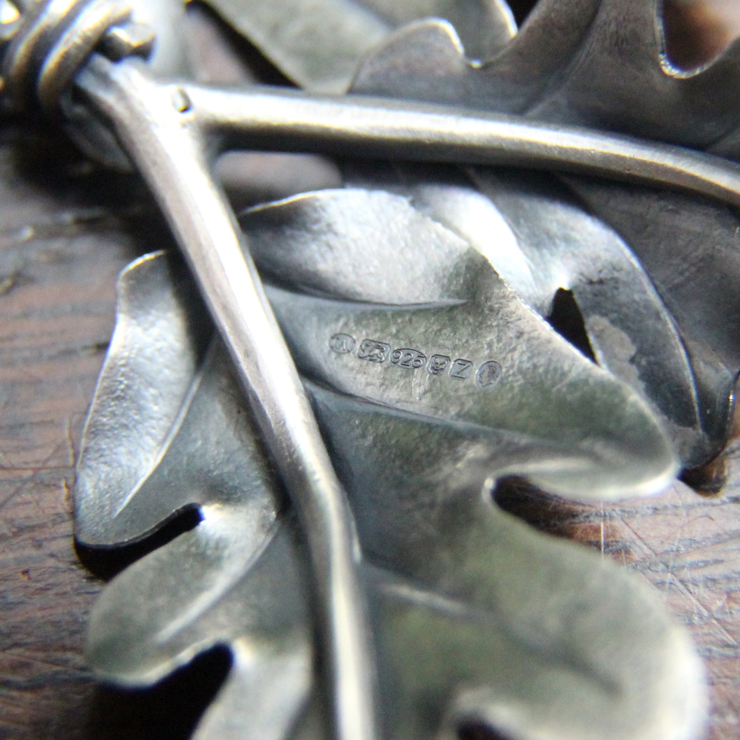 Silver Oak Leaf Earrings