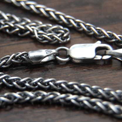Add a silver chain to your pendant.