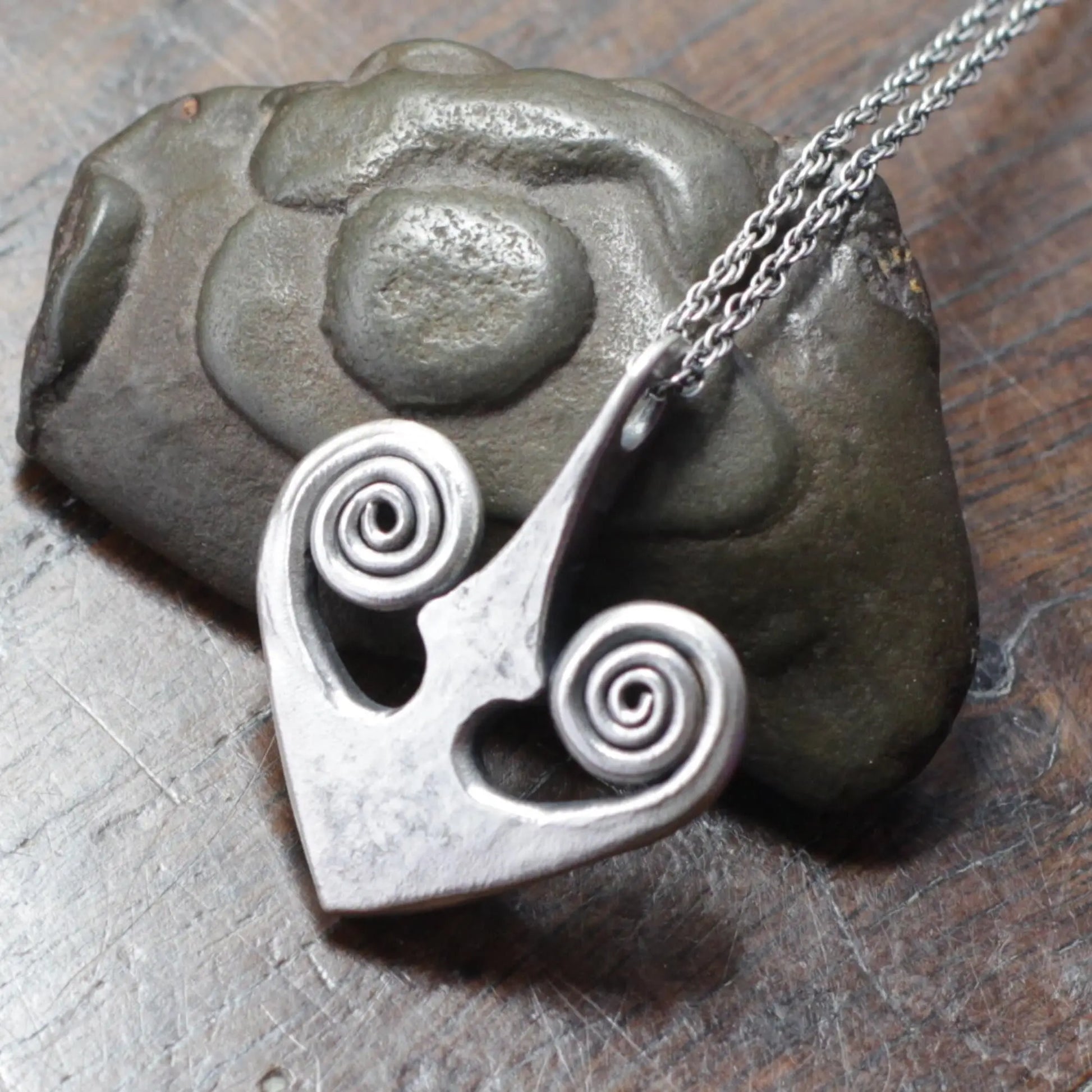 Blacksmith's Heart Pendant