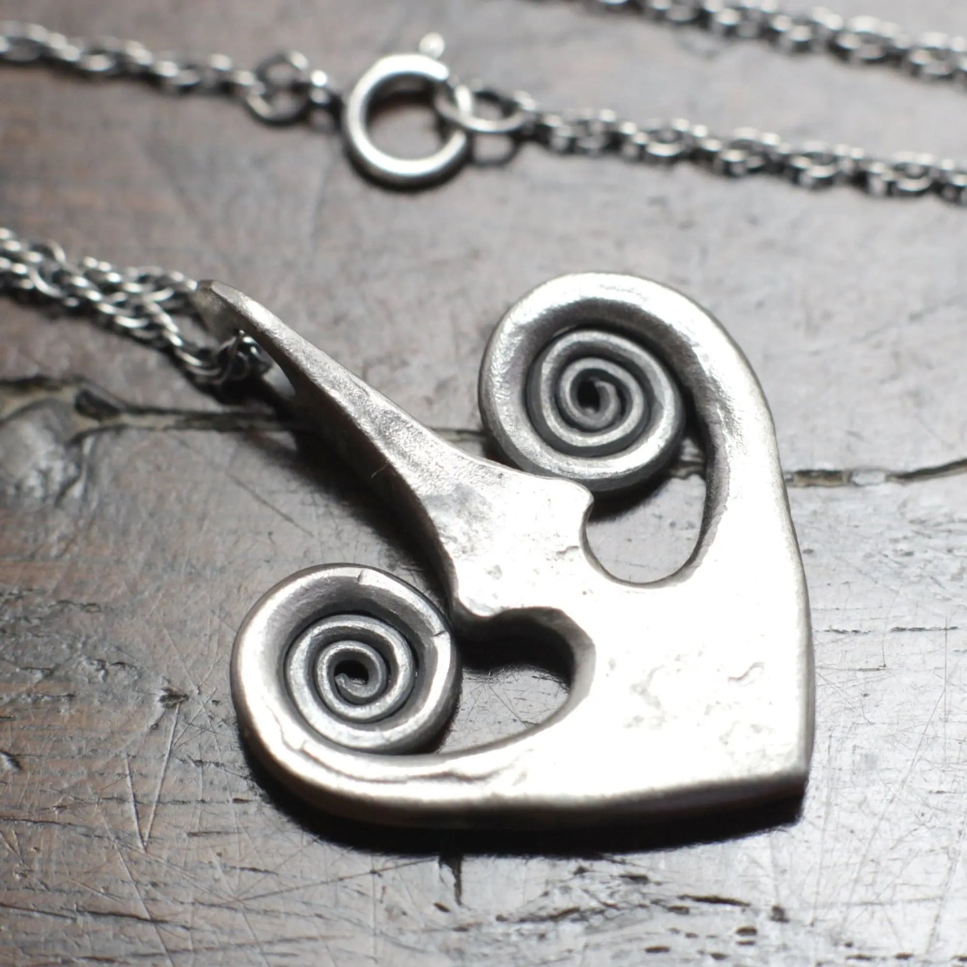 Blacksmith's Heart Pendant