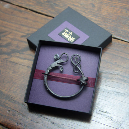 Iron Dragon Pennanular brooch