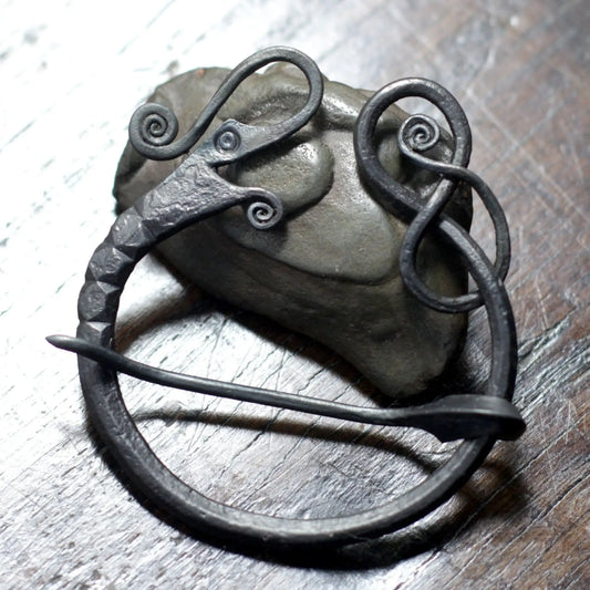 Iron Dragon Pennanular brooch