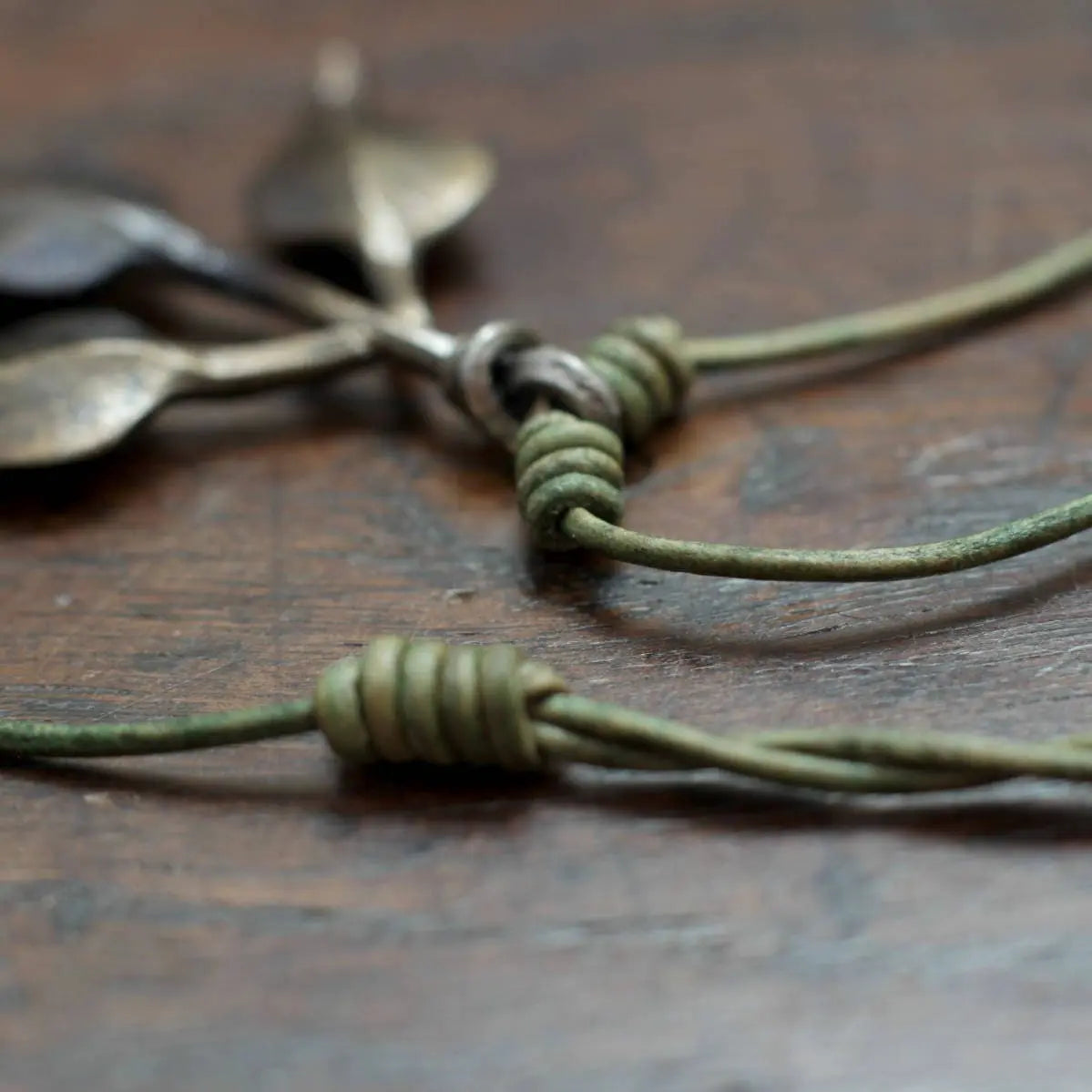 Leafy Branch Pendant Necklace