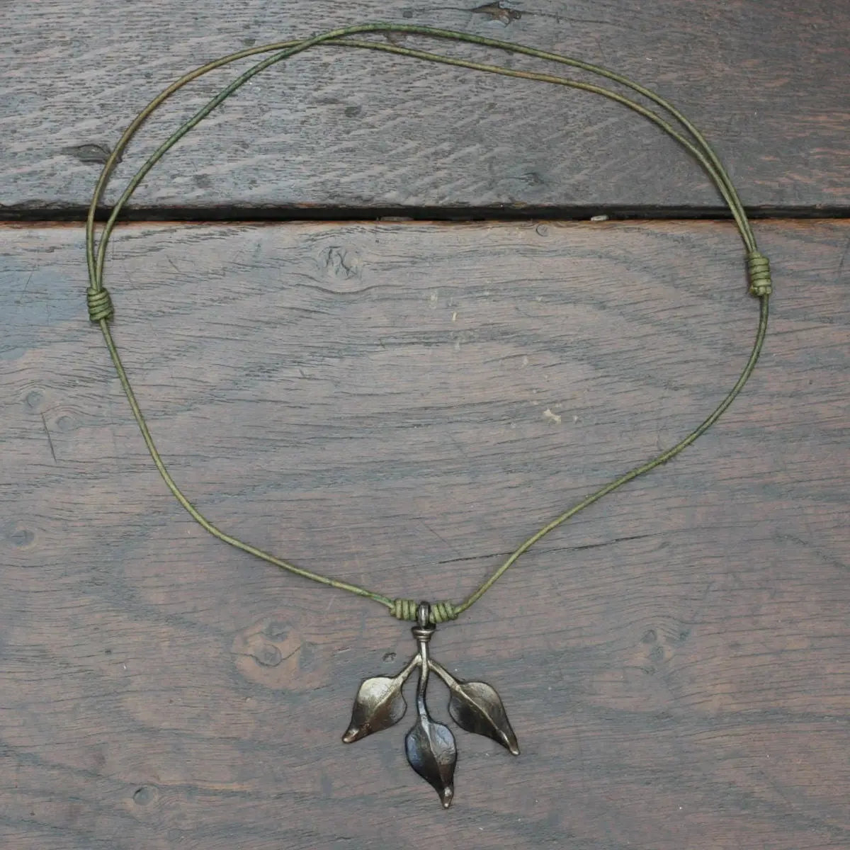 Leafy Branch Pendant Necklace
