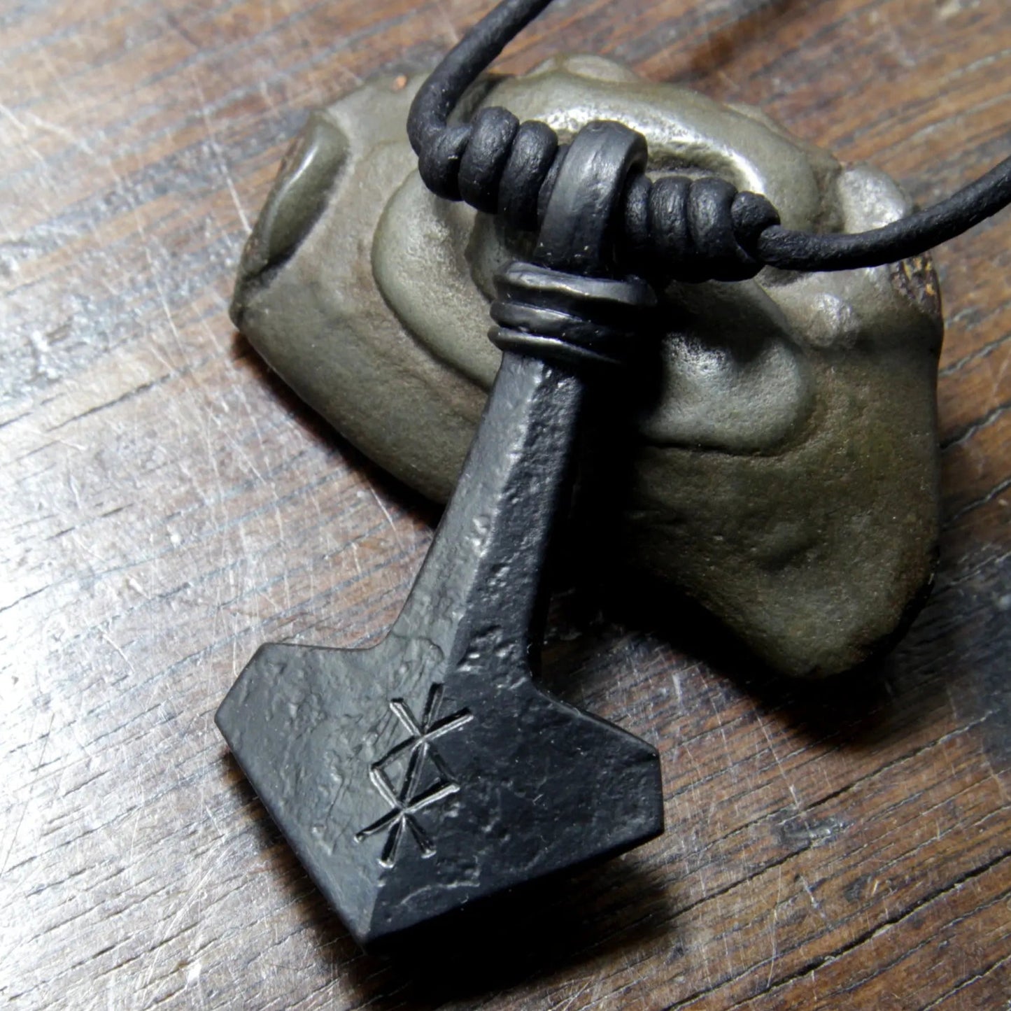 Large Thor's hammer Pendant Taitaya Forge