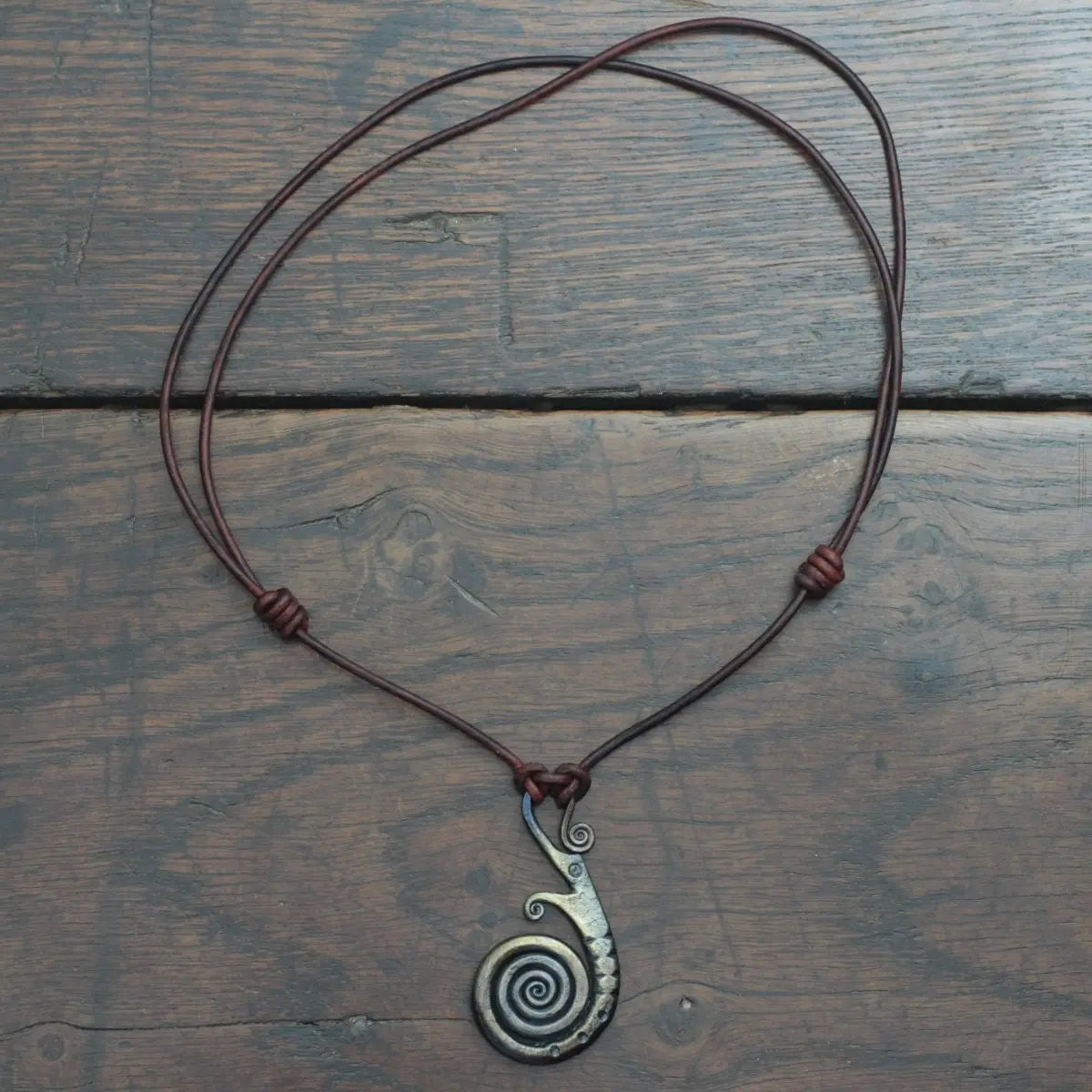 Large Viking Dragon Pendant