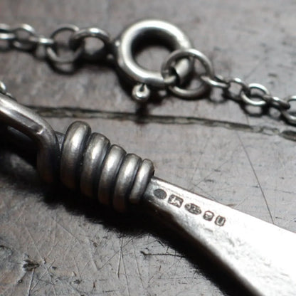 Silver Triangle Necklace with an optional engraving