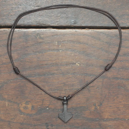 Small Modern Thor's Hammer Pendant