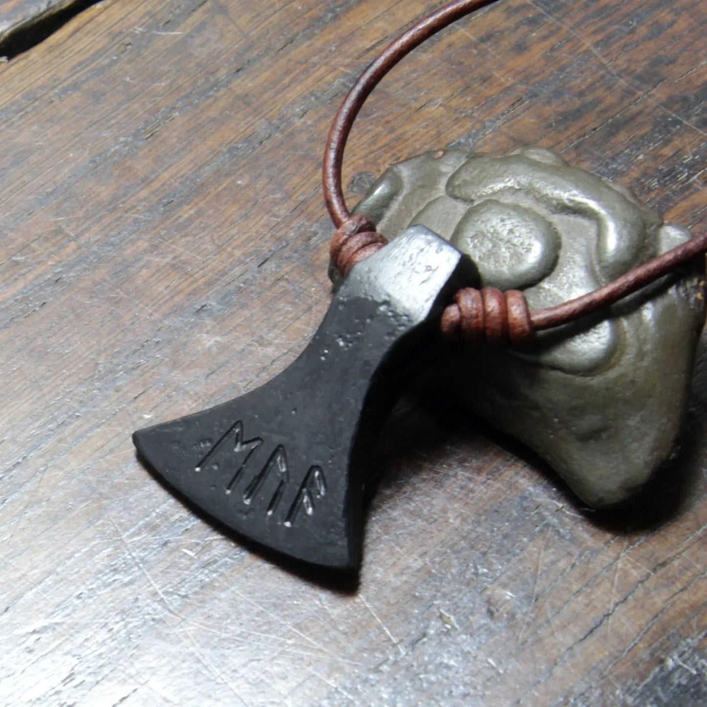 Viking Axe Head Pendant Taitaya Forge