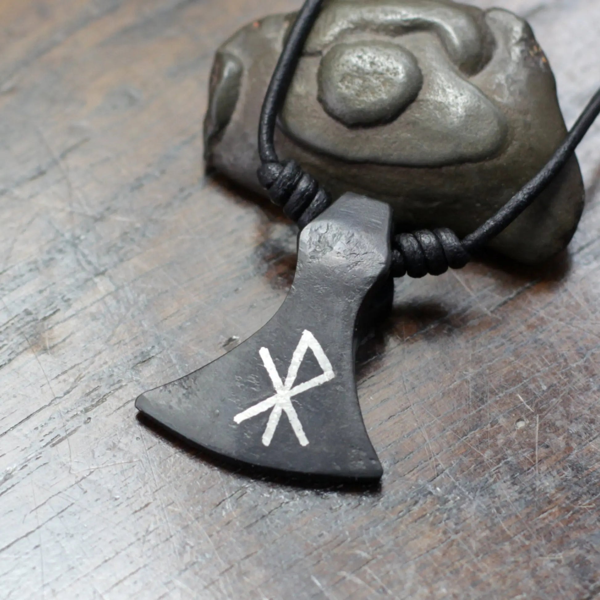 Viking Axe Head Pendant Taitaya Forge