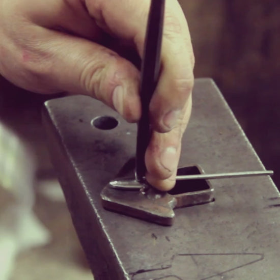 Making of a Iron Odin Pendant by Taitaya Forge