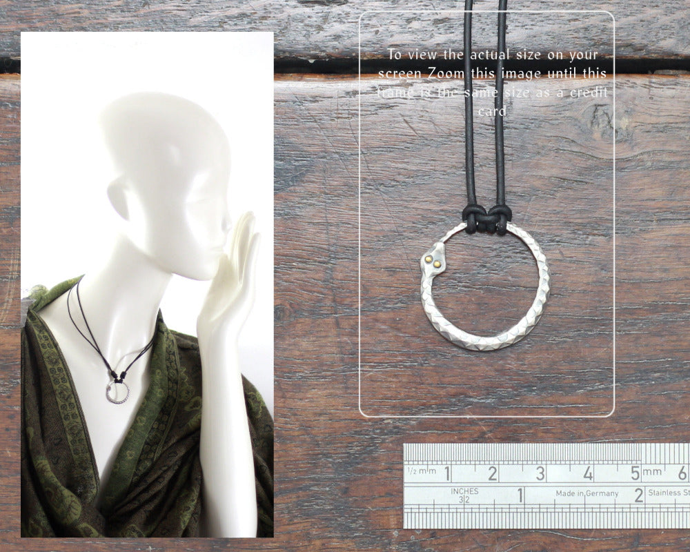 Silver Ouroboros Pendant