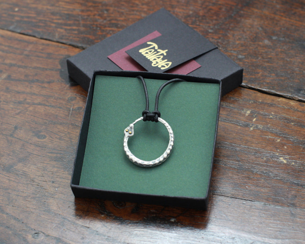 Silver Ouroboros Pendant