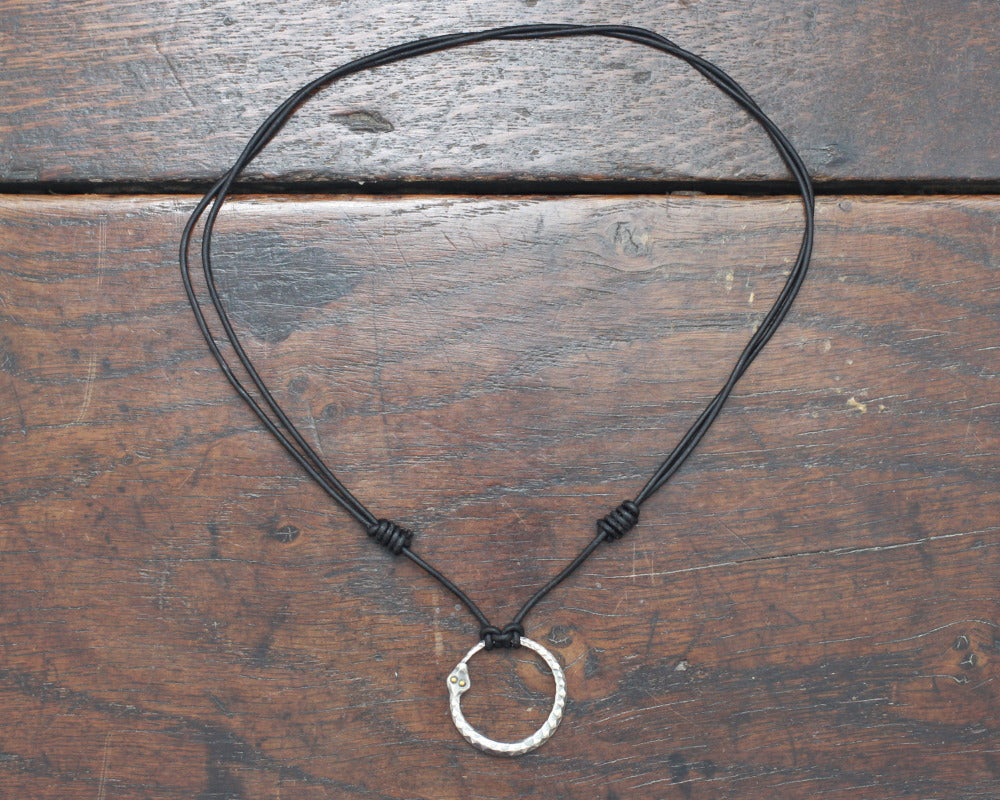 Silver Ouroboros Pendant
