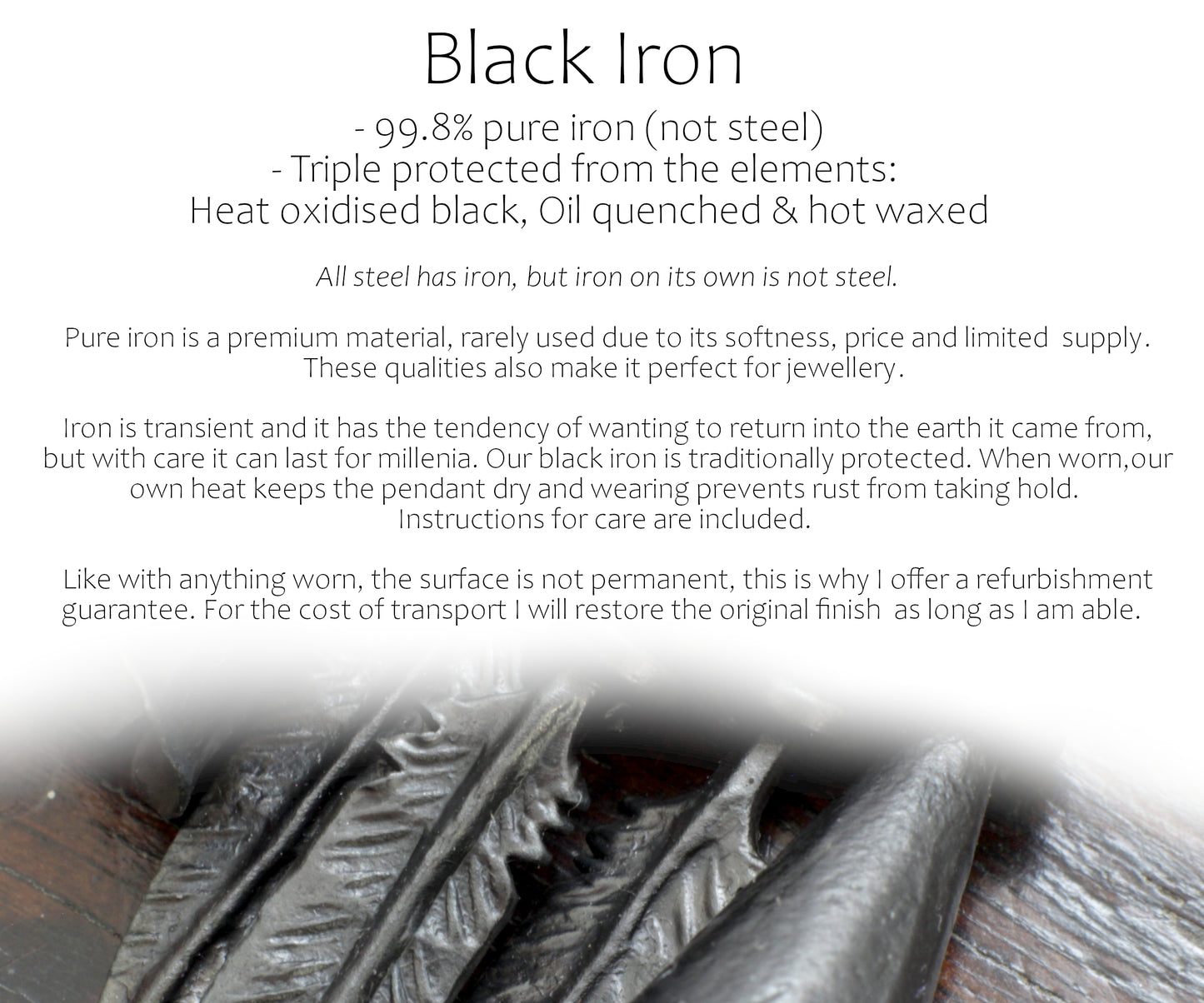 Golden Eyed Black Iron Ouroboros Pendant