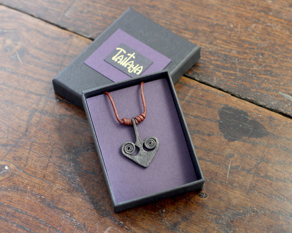 Iron Heart Arrow Pendant