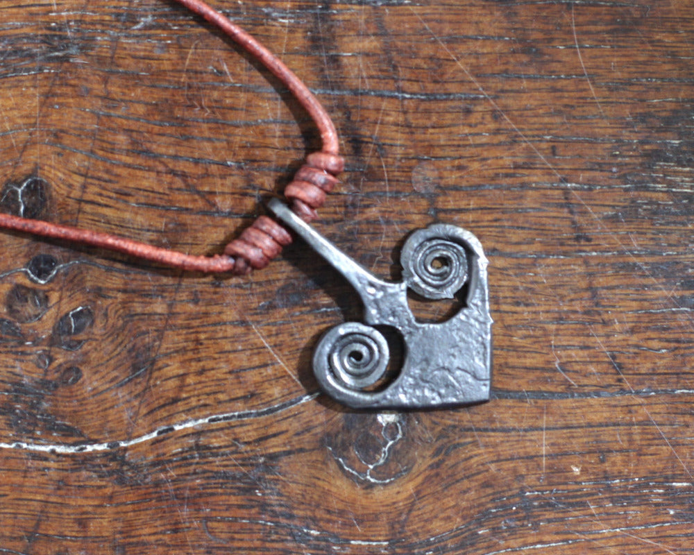 Iron Heart Arrow Pendant