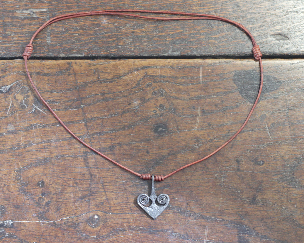Iron Heart Arrow Pendant