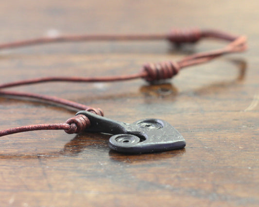 Iron Heart Arrow Pendant