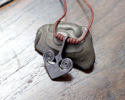 Iron Heart Arrow Pendant