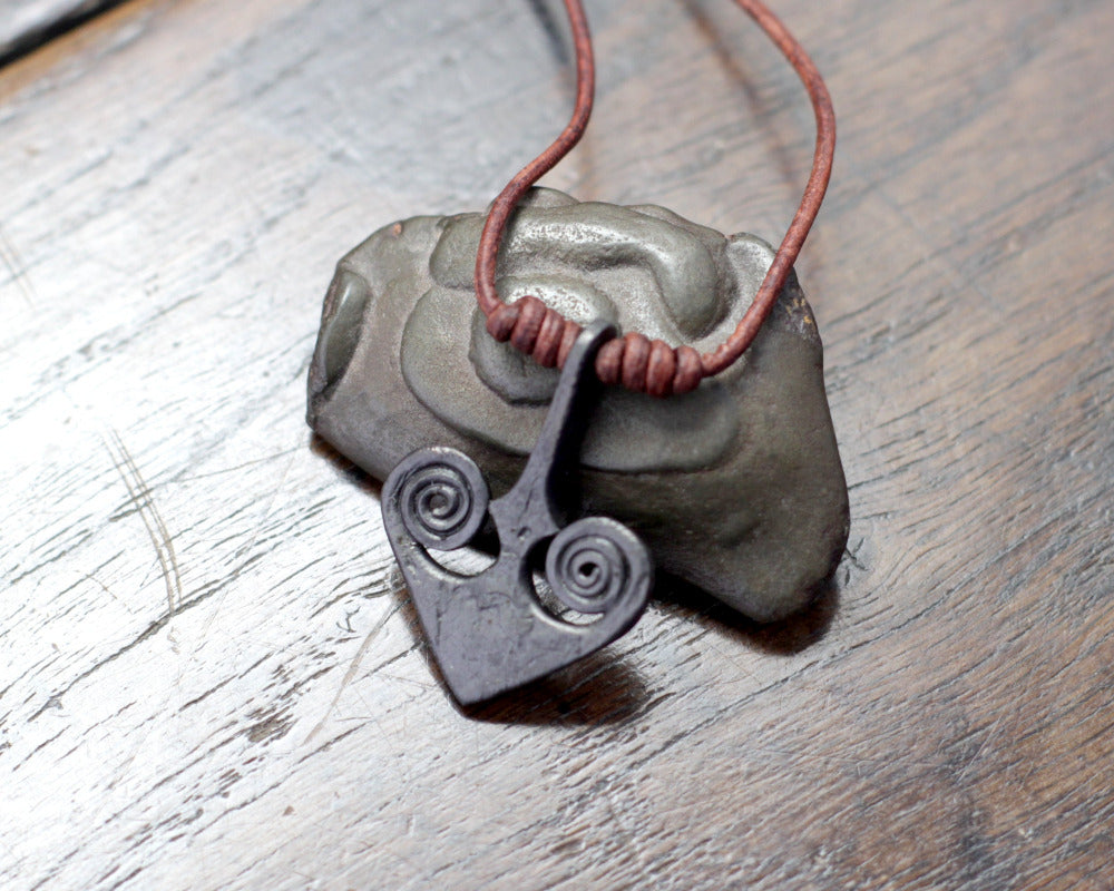 Iron Heart Arrow Pendant