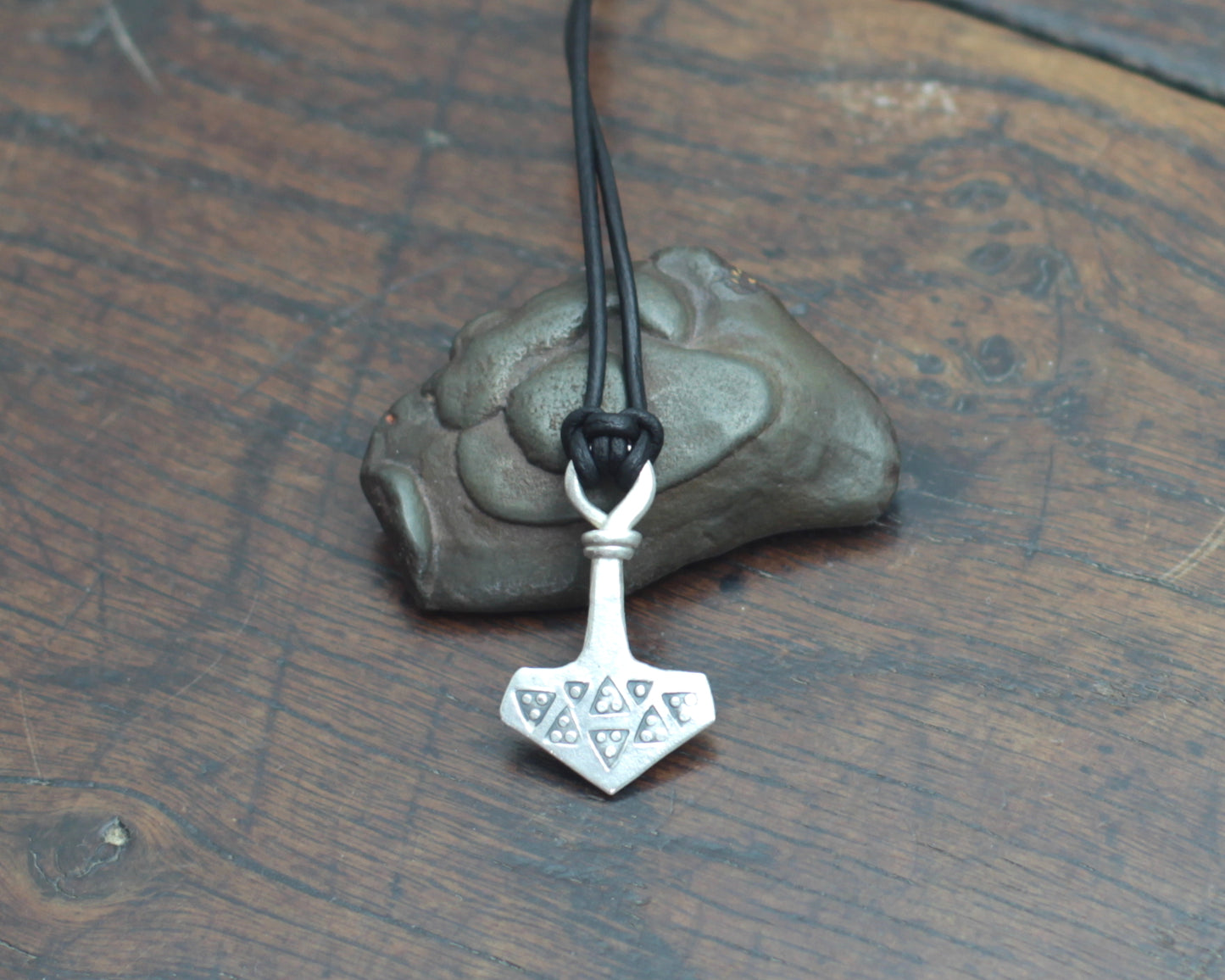 Small Silver Thor's Hammer
