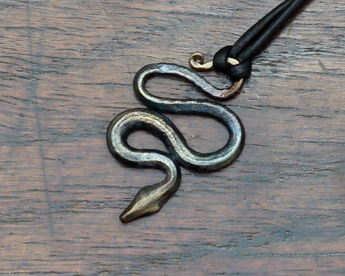 Small Iron Snake Pendant
