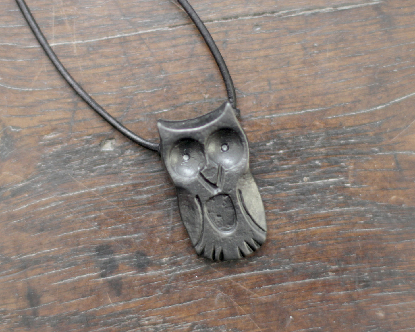 Iron Owl Pendant necklace